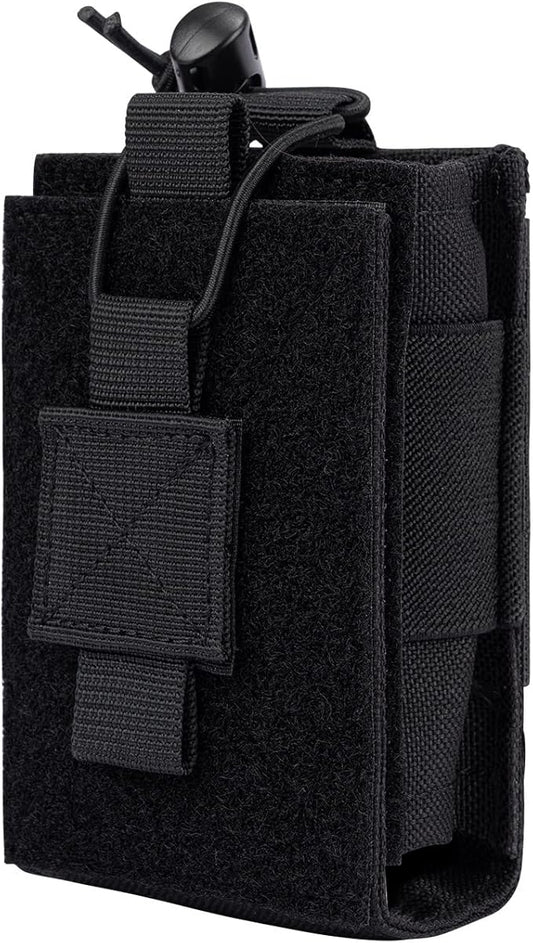 Adjustable Radio Pouch MOLLE Radio Holder for Tactical 5.56mm 7.62mm 7.62mm Magazine