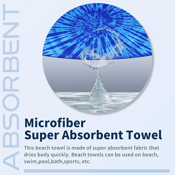 4 Pack Lightweight Thin Beach Towel Oversized 71"x32"