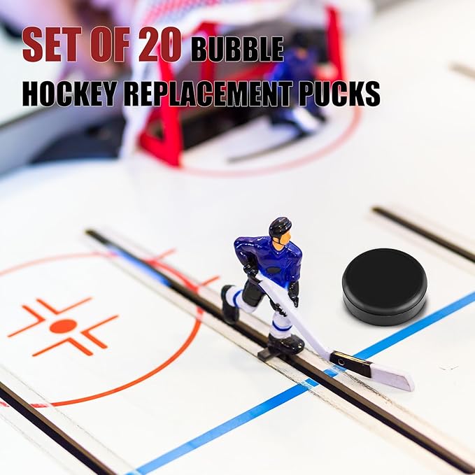 Liliful 0.98 x 0.33 Inch Mini Hockey Pucks