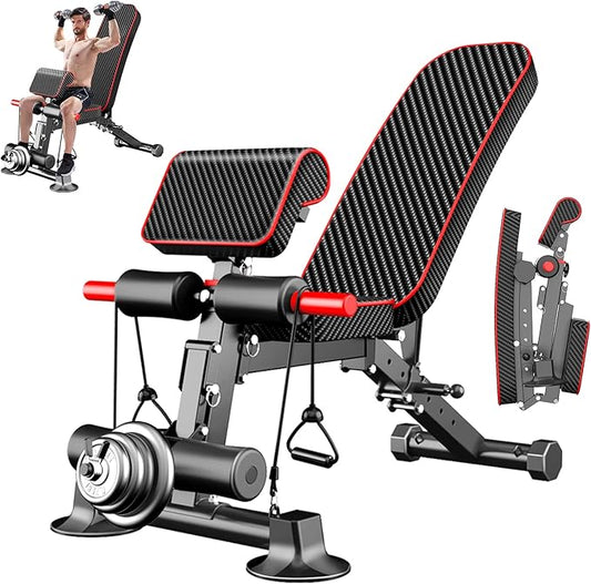 Adjustable Weight Bench - Utility workout Benches for Exercise
