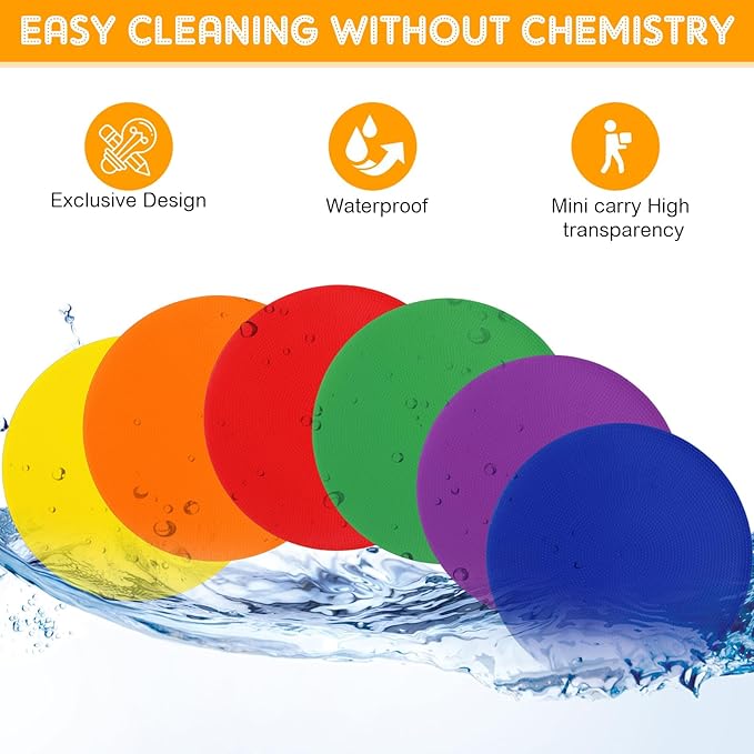 60 Pcs TPE Floor Spot Markers Floor Dots