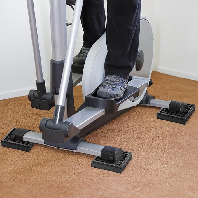 8 Pack Non Slip Exercise Equipment Mat 4 x 4 x 0.8 Inch
