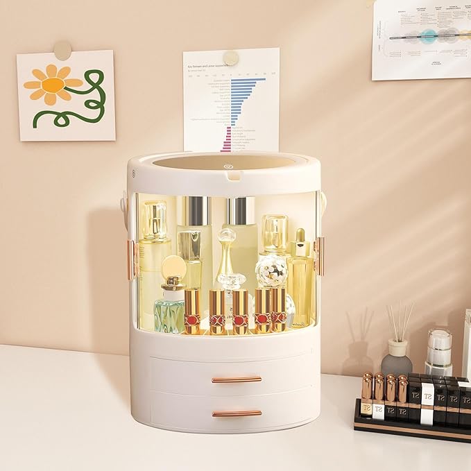 Makeup Organizer, Skincare Organizers, Rotating Makeup Organizer, Cosmetic