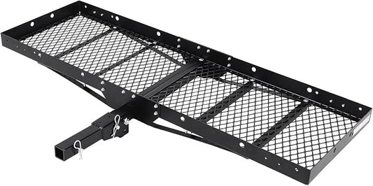 750 Lbs Capacity Hitch Mount Cargo Carrier Basket - Heavy-Duty Cargo Baskets, 60" x 19" x 6" Cargo Rack Rear Luggage Basket for Car and SUV