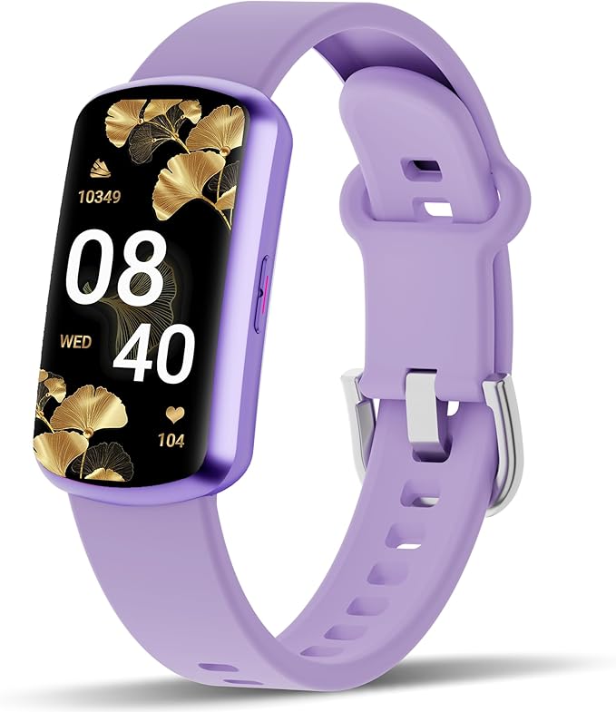 Health Fitness Tracker with 24/7 Heart Rate and Blood Pressure, Smart Watch with Blood Oxygen Monitor, 120+ Sport Mode, Sleep Tracking Waterproof Activity Tracker for Women Men