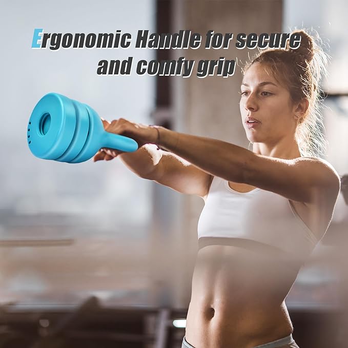 Adjustable Kettlebell Weight Set: 3-in-1 Kettlebells (5lbs 8lbs 12lbs for