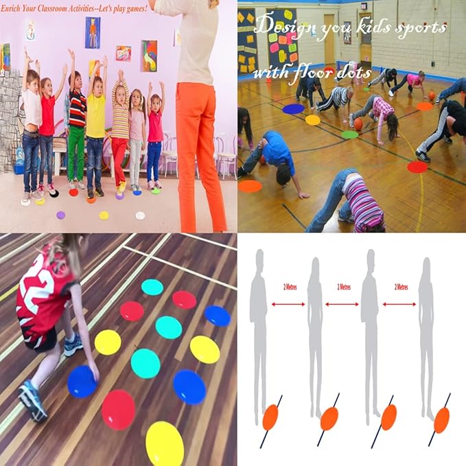 9" Poly Vinyl Spot Markers Training-18PCS