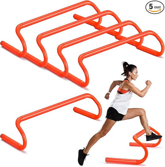 5 Pcs Speed Agility Training Hurdles Detachable Durable