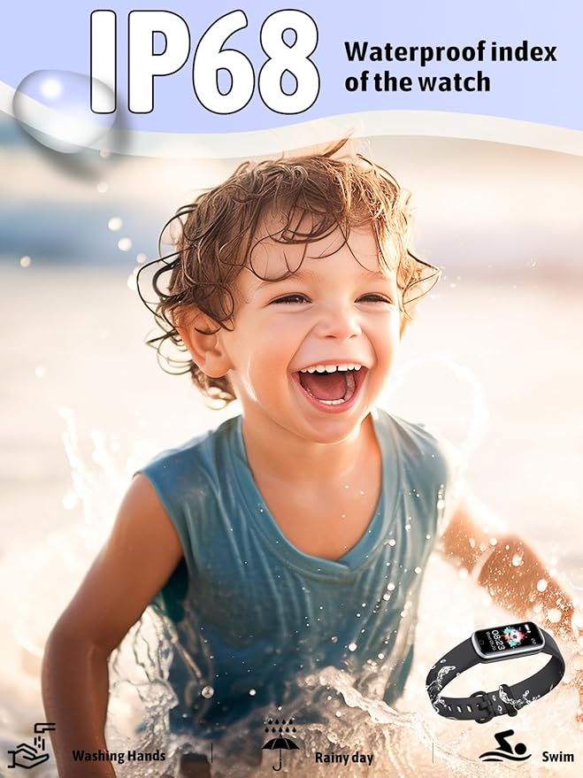 Kids Fitness Tracker,Fitness Watch Waterproof Activity Tracker with HeartRate and Sleep Monitor,Stopwatch,11 Sport Modes,Great Gifts for Girls Boys Kids Age 6-13 Years Olds