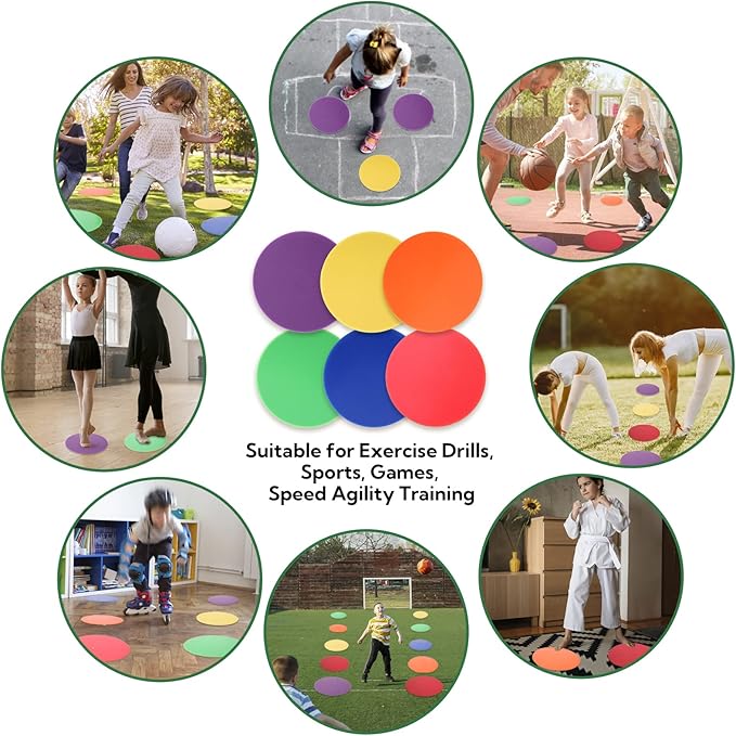 9 Inch Poly Vinyl Spot Markers -30 Pcs