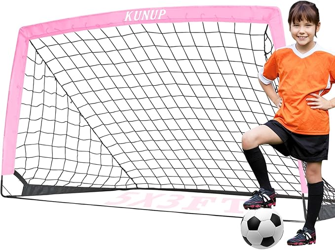 Kids Soccer Goal for Backyard 5×3, 6×4, 6×4, 9×5FT 9×5FT Easy