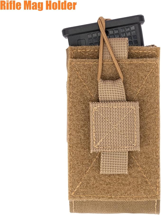 Adjustable Radio Pouch MOLLE Radio Holder for Tactical 5.56mm 7.62mm 7.62mm Magazine