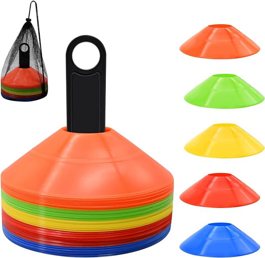 25/50/100/200 Pack Disc Cones 5 Color