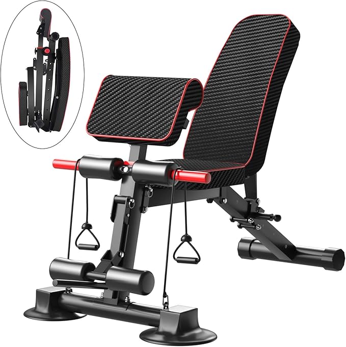 Adjustable Weight Bench - Utility workout Benches for Exercise