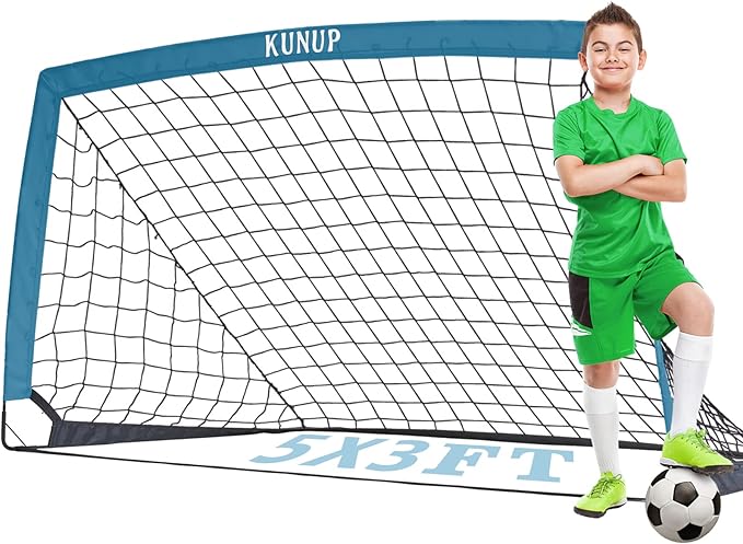 Kids Soccer Goal for Backyard 5×3, 6×4, 6×4, 9×5FT 9×5FT Easy