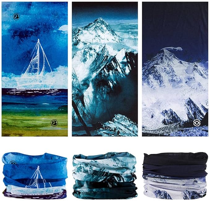 Headband Neck Gaiter Head Wrap Headwear Face Mask Magic Scarf Bandana for Men and Women