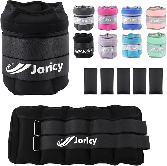 Adjustable Ankle Weights for Women Men Kids 1/2/3/4/5/6/8/10/12/20 1 Pair