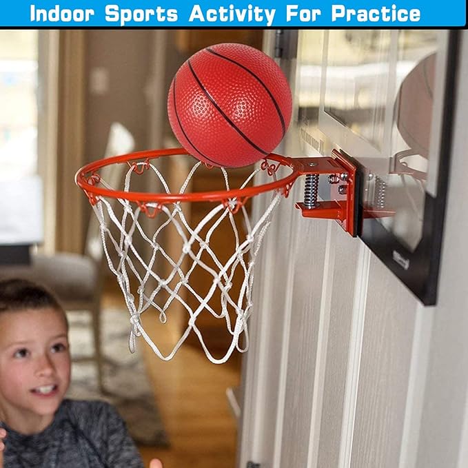 Mini Basketball Hoop Set for Kids Adults 4 Small
