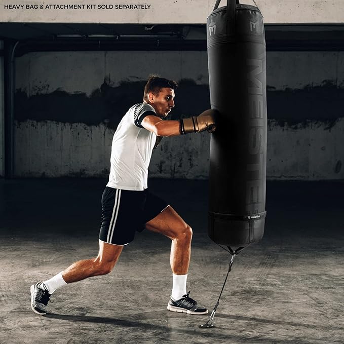 Meister Double-End Heavy Bag D-Ring Floor Anchor Mount - Black