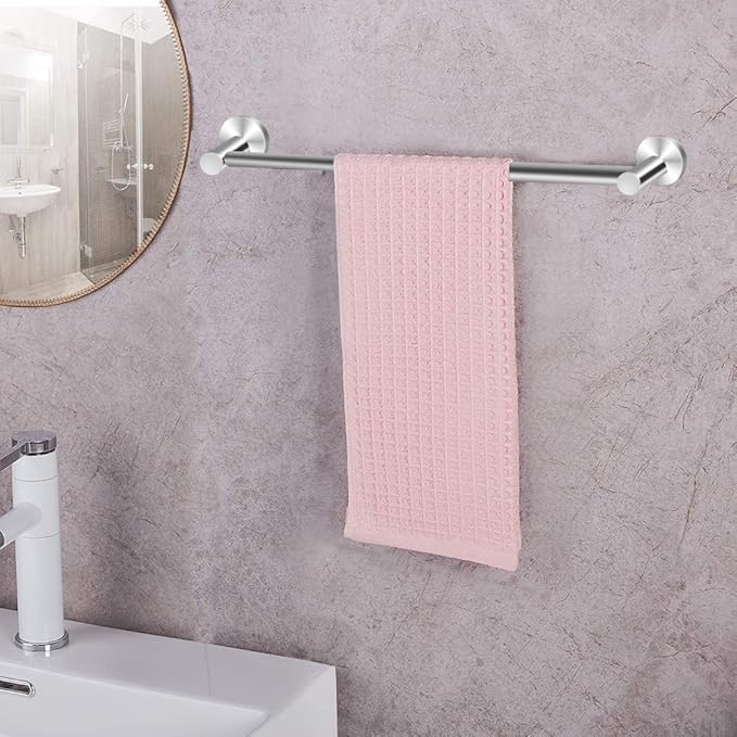 MGahyi Towel Racks for Bathroom-Adjustable Towel Holder(13.18inch-24inch) Sturdy Accessories(1Pack,Silver)