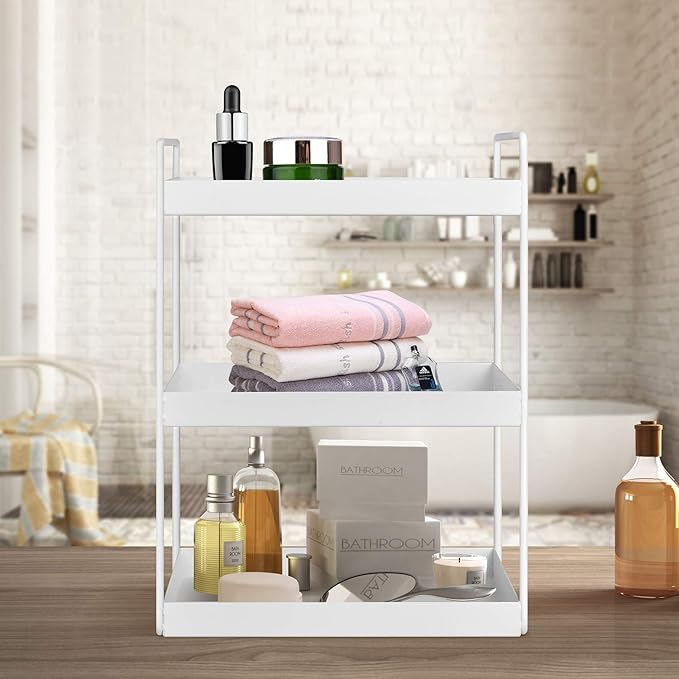3-Tier Bathroom Countertop Organizer Vanity Tray Cosmetic &