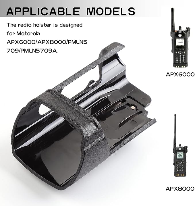 abcGoodefg Radio Holster for Motorola APX6000 Holster Radio APX8000/PMLN5709/PMLN5709A