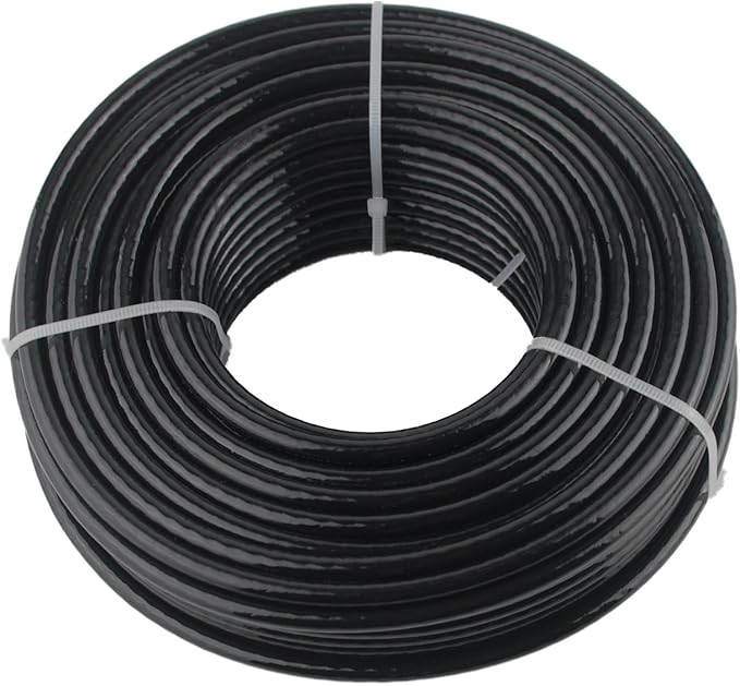 32.8Ft/98.4Ft Fitness Pulley Cable,1/4"(6mm) Gym Steel Cable for DIY Home Gym, Gym Cable Replacement for Pulley Cable Machine, DIY Home Gym,TPU Coated