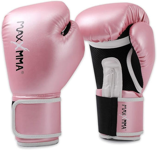 MaxxMMA Pro Style Boxing Gloves for Men & Women, Training Heavy Bag Workout Mitts Muay Thai Sparring Kickboxing Punching Bagwork Fight Gloves