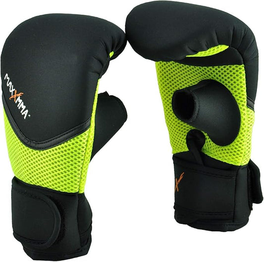 MaxxMMA Neoprene Washable Heavy Bag Gloves - Boxing Punching Training