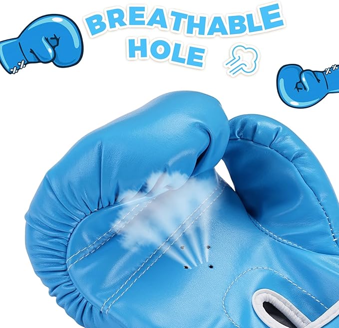 Kids Boxing Gloves, Youth Boxing Training Gloves for Kids 3-9 Year Boys and Girls, 4&6OZ Fighting Gloves, Punching Bag Kickboxing Thai Mitts MMA Training Sparring Gloves
