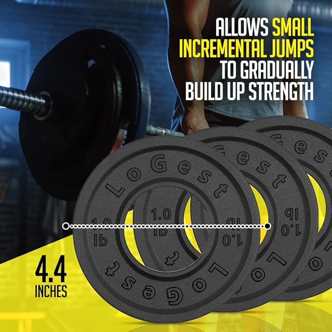 Logest Fractional Olympic Plates Set of 4-1LB Plates