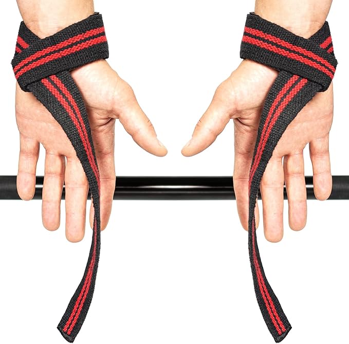 Lifting Straps (1 Pair) - Wrist Straps for Weightlifting - Lifting Straps Gym for Deadlift - Weight Lifting Straps for Weight Training - Gym Straps for Workout, Powerlifting, Strength Training and Bodybuilding - For Men and Women