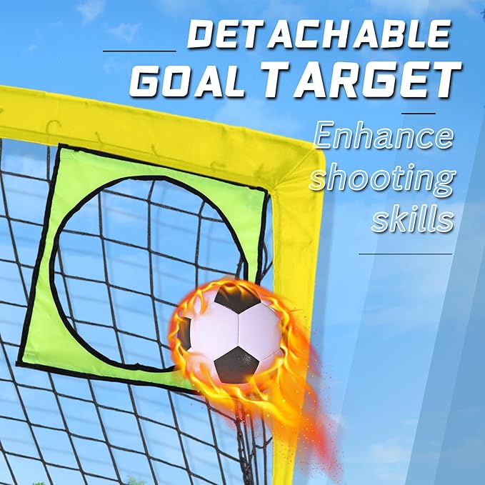 Kids Soccer Goal for Backyard 9x5 FT