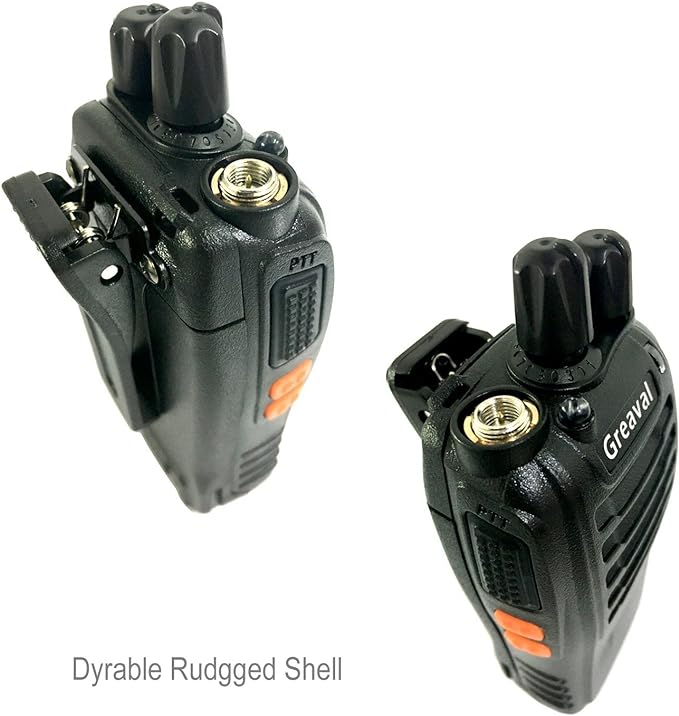 Long Range Walkie Talkies Rechargeable Two-Way Radios with Earpiece 16-Channel UHF 400-470MHz (Pack 6)