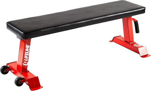 Lifeline Flat Weight Bench Heavy Duty 11-Gauge Steel