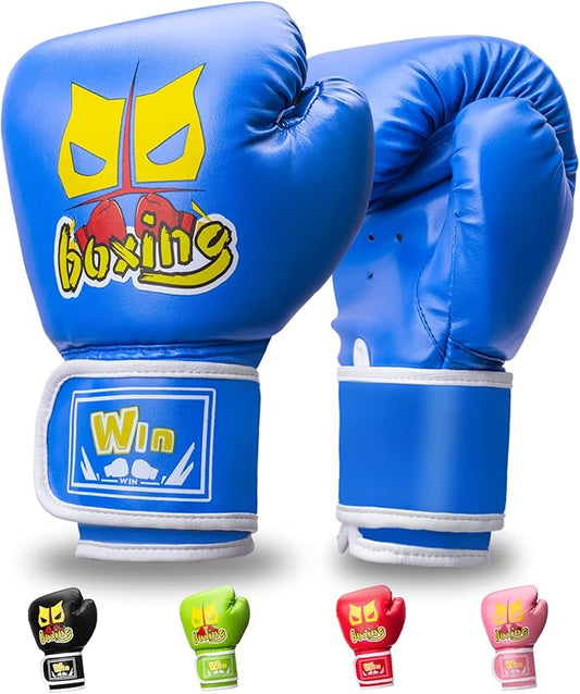Kids Boxing Gloves, Boxing Gloves for Kids 5-13 Years Boys Girls Boxing Training Gloves for Punching Bag Kickboxing Muay Thai 4oz 6oz