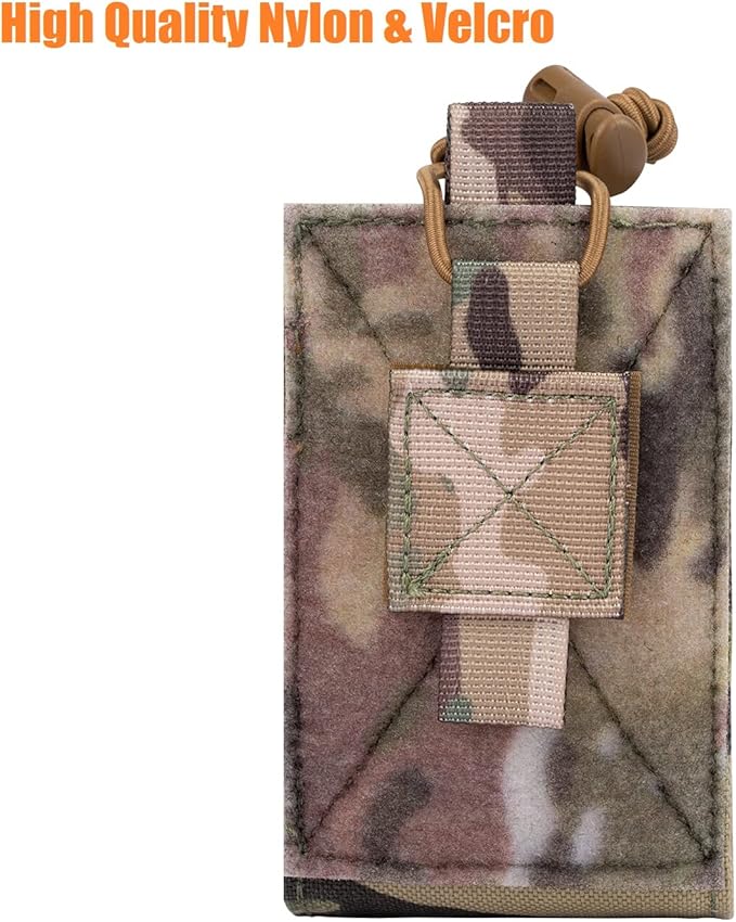 Adjustable Radio Pouch MOLLE Radio Holder for Tactical 5.56mm 7.62mm 7.62mm Magazine