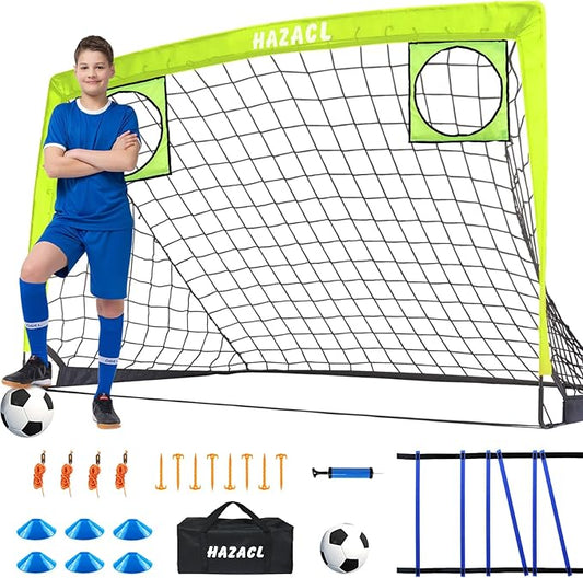 Kids Soccer Goal for Backyard 9x5 FT