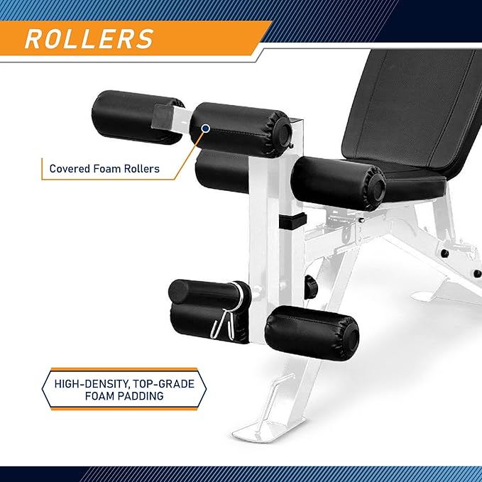 Marcy Adjustable Weight Bench w/Dual Leg Developer for Home Gym Workouts