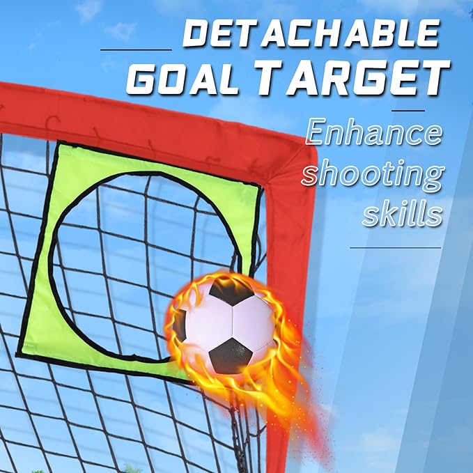 Kids Soccer Goal for Backyard 9x5 FT