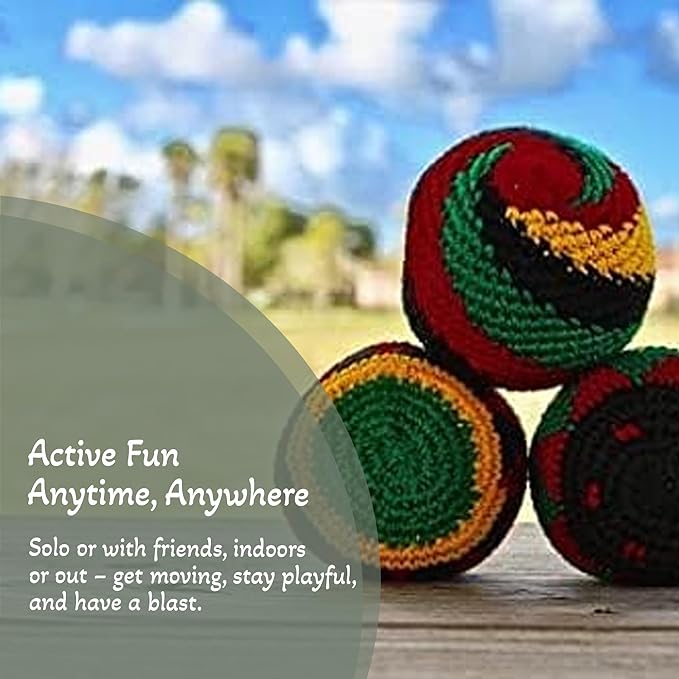 Mia Jewel Shop - Kick Ball Juggling Balls | Assorted Hacky Sacks for Adults | Punching Bag | Juggling Balls for Beginners | Foot Bag Kick Sack | Handmade Gifts