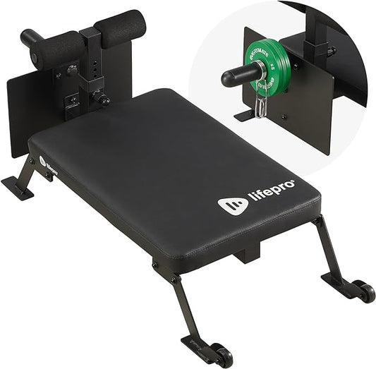 Lifepro Nordic Curl Workout Bench - Home Gym 1" & 2" Olympic