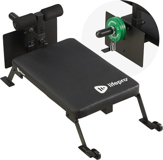 Lifepro Nordic Curl Workout Bench - Home Gym 1" & 2" Olympic