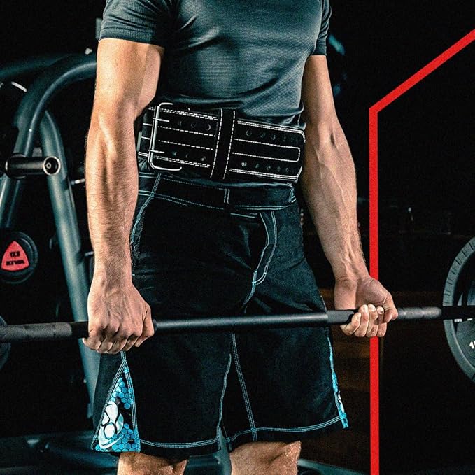 Hawk Sports Double Prong Powerlifting Belt for Men 10mm Thick, 4" Wide