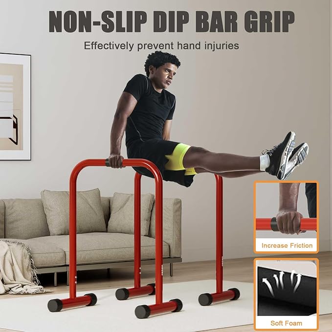 Adjustable Dip Bar 330LBS