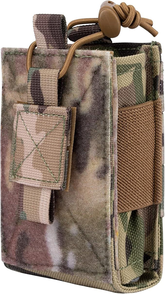 Adjustable Radio Pouch MOLLE Radio Holder for Tactical 5.56mm 7.62mm 7.62mm Magazine