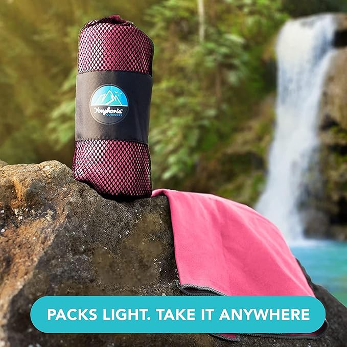 Youphoria Microfiber Travel Towel Fast Drying Lightweight -