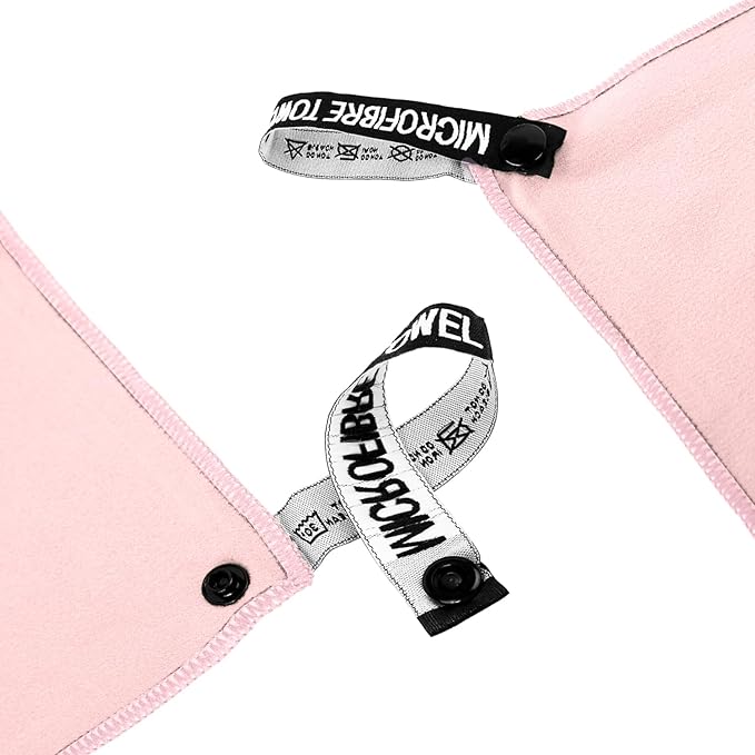Microfiber Travel Towel (XXL:40"×72" -Pink)