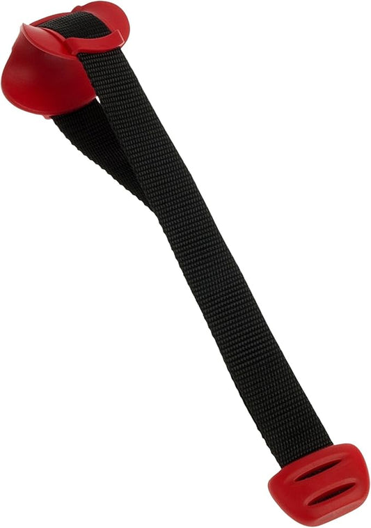 Lifeline Heavy Duty Door Anchor, Black/Red