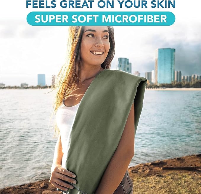 Youphoria Microfiber Travel Towel Fast Drying Lightweight -